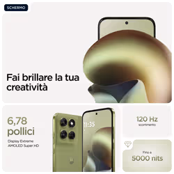 Motorola moto g67 17,3 cm (6.8") Dual SIM ibrida Android 16.0 5G USB tipo-C 4 GB 256 GB 5200 mAh Verde - Vista aggiuntiva 2