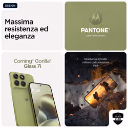 Motorola moto g67 17,3 cm (6.8") Dual SIM ibrida Android 16.0 5G USB tipo-C 4 GB 256 GB 5200 mAh Verde - Vista aggiuntiva 3