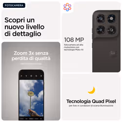 Motorola moto g77 17,3 cm (6.8") Dual SIM ibrida Android 16.0 5G USB tipo-C 8 GB 256 GB 5200 mAh Nero - Vista aggiuntiva 7