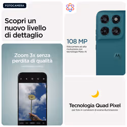 Motorola moto g77 17,3 cm (6.8") Dual SIM ibrida Android 16.0 5G USB tipo-C 8 GB 256 GB 5200 mAh Verde - Vista aggiuntiva 7