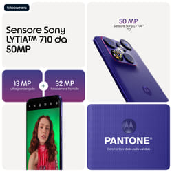 Motorola edge 70 fusion 17,2 cm (6.78") Doppia SIM Android 16.0 5G USB tipo-C 8 GB 256 GB 7000 mAh Viola