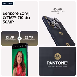 Motorola edge 70 fusion FIFA Edition 17,2 cm (6.78") Doppia SIM Android 16.0 5G USB tipo-C 8 GB 256 GB 5200 mAh Nero - Vista aggiuntiva 6