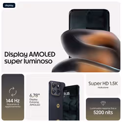Motorola edge 70 fusion FIFA Edition 17,2 cm (6.78") Doppia SIM Android 16.0 5G USB tipo-C 8 GB 256 GB 5200 mAh Nero - Vista aggiuntiva 7