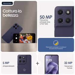 Motorola moto g17 17,1 cm (6.72") Doppia SIM Android 15 USB tipo-C 4 GB 128 GB 5200 mAh Viola - Vista aggiuntiva 7