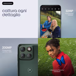 Motorola edge plus 70 Smartphone 256 GB 8 GB RAM Verde scuro 5G - Vista aggiuntiva 6