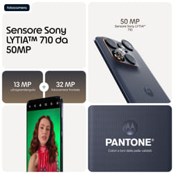 Motorola edge 70 fusion 17,2 cm (6.78") Doppia SIM Android 16.0 5G USB tipo-C 8 GB 512 GB 5200 mAh Nero