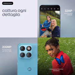 Motorola edge plus 70 Smartphone 128 GB 8 GB RAM Blu 5G - Vista aggiuntiva 6