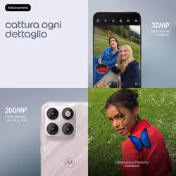 Motorola edge plus 70 Smartphone 256 GB 8 GB RAM Lillà 5G - Vista aggiuntiva 6