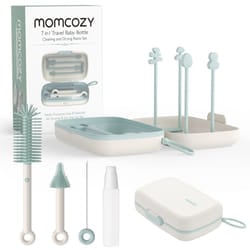 Momcozy 255759 spazzolino per bottiglia Verde, Bianco