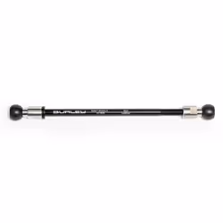 Burley 960213, Adattatore per asse, Nero, Argento