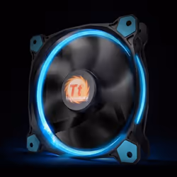 Thermaltake Riing 12 Case per computer Ventilatore 12 cm Nero, Blu - Vista aggiuntiva 2