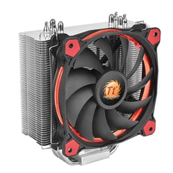 Thermaltake Riing Silent 12 Processore Raffreddatore d'aria 12 cm Nero, Rosso, Argento