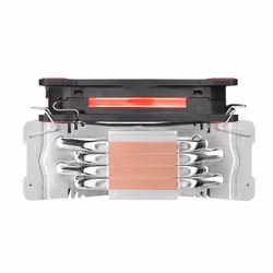 Thermaltake Riing Silent 12 Processore Raffreddatore d'aria 12 cm Nero, Rosso, Argento