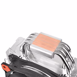 Thermaltake Riing Silent 12 Processore Raffreddatore d'aria 12 cm Nero, Rosso, Argento - Vista aggiuntiva 6