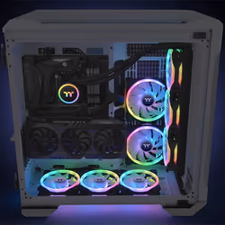 Thermaltake SWAFAN 12 RGB Case per computer Ventilatore 12 cm Nero 3 pz - Vista aggiuntiva 5