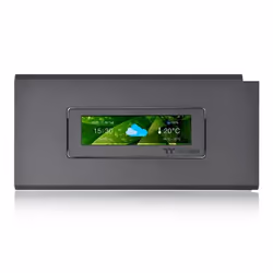 Thermaltake AC-064-OO1NAN-A1, Universale, LCD panel kit, Nero, 18,2 mm, 104 mm, 214,5 mm