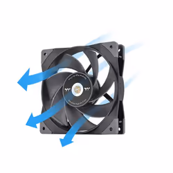 Thermaltake SWAFAN GT12 Case per computer Raffreddatore d'aria 12 cm Nero 3 pz - Vista aggiuntiva 6