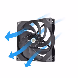 Thermaltake SWAFAN GT14 Case per computer Ventilatore 14 cm Nero 1 pz - Vista aggiuntiva 4