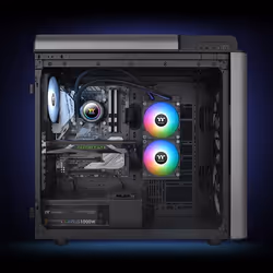 Thermaltake TT TH240 ARGB Processore Raffreddatore di liquidi tutto in uno 12 cm Nero 1 pz - Vista aggiuntiva 6
