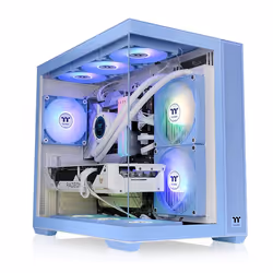 Thermaltake View 380 TG ARGB Hydrangea Blue Midi Tower Blu