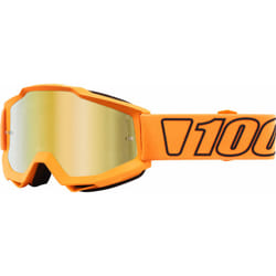 100% Accuri Extra Luminari Occhiali da motocross, arancione per uomo
