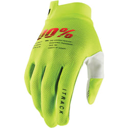 100% iTrack Guanti da bicicletta, giallo, dimensione XL per uomo