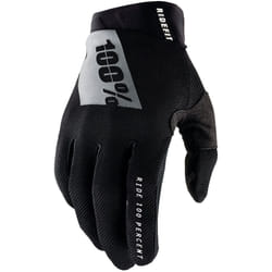 100% Ridefit Guanti da bicicletta, nero, dimensione S per uomo