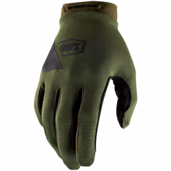 100% Ridecamp Guanti da bicicletta, verde, dimensione S per uomo