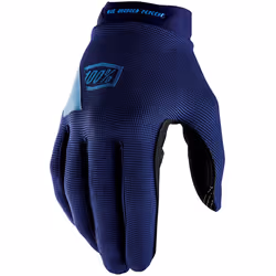 100% Ridecamp Guanti da bicicletta, blu, dimensione L per uomo