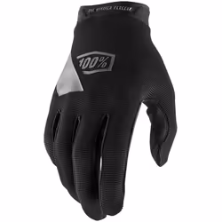 100% Ridecamp Guanti da bicicletta per giovani, nero, dimensione XL