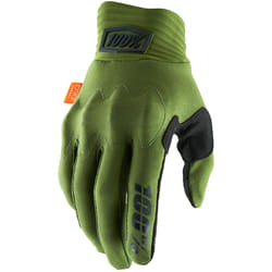 100% Cognito Guanti da bicicletta, verde, dimensione L per uomo