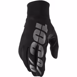 100% Hydromatic WP Guanti da bicicletta, nero, dimensione M per uomo