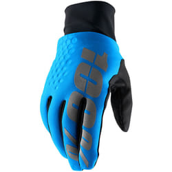 100% Hydromatic Brisker Guanti da bicicletta, blu, dimensione S per uomo