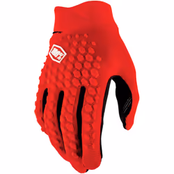100% Geomatic Guanti da bicicletta, rosso, dimensione 2XL per uomo