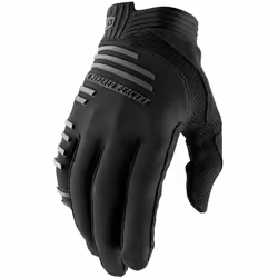 100% R-Core Guanti da bicicletta, nero, dimensione L per uomo