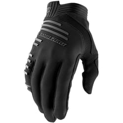 100% R-Core Guanti da bicicletta, nero, dimensione L per uomo