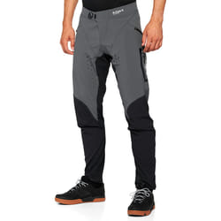 100% R-Core X Pantaloni da bicicletta, nero-grigio, dimensione 36 per uomo