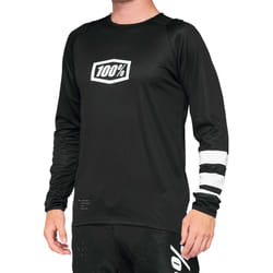 100% R-Core Maglia da bicicletta giovanile, nero-bianco, dimensione S