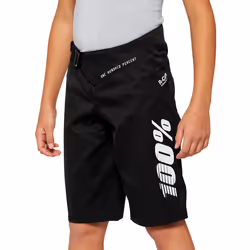 100% R-Core Pantaloncini da bicicletta per giovani, nero, dimensione 24 per uomo