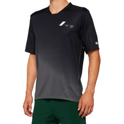 100% Celium Maglia da bicicletta a maniche corte, nero-grigio, dimensione XL per uomo
