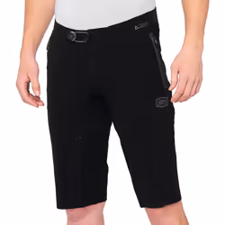 100% Celium Pantaloncini da bicicletta, nero, dimensione 32 per uomo