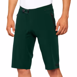 100% Celium Pantaloncini da bicicletta, verde, dimensione 38 per uomo