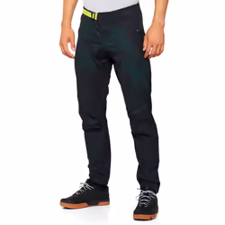 100% Airmatic LE Pantaloni da bicicletta, nero-verde, dimensione 34 per uomo