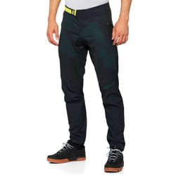 100% Airmatic LE Pantaloni da bicicletta, nero-verde, dimensione 36 per uomo