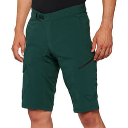 100% Ridecamp Pantaloncini da bicicletta, verde, dimensione 32 per uomo