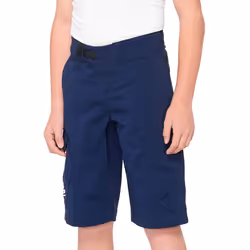 100% Ridecamp Pantaloncini da bicicletta per giovani, blu, dimensione 24 - Vista aggiuntiva 2
