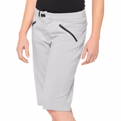 100% Ridecamp Pantaloncini da bicicletta da donna, grigio, dimensione M per donne