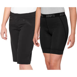 100% Ridecamp Pantaloncini da bicicletta da donna, nero, dimensione M per donne