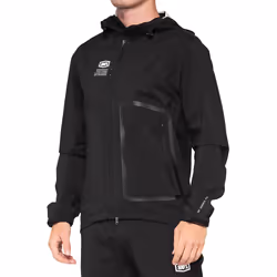 100% Hydromatic Giacca da bicicletta, nero, dimensione M per uomo