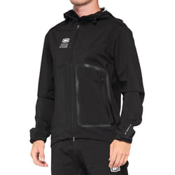 100% Hydromatic Giacca da bicicletta, nero, dimensione M per uomo